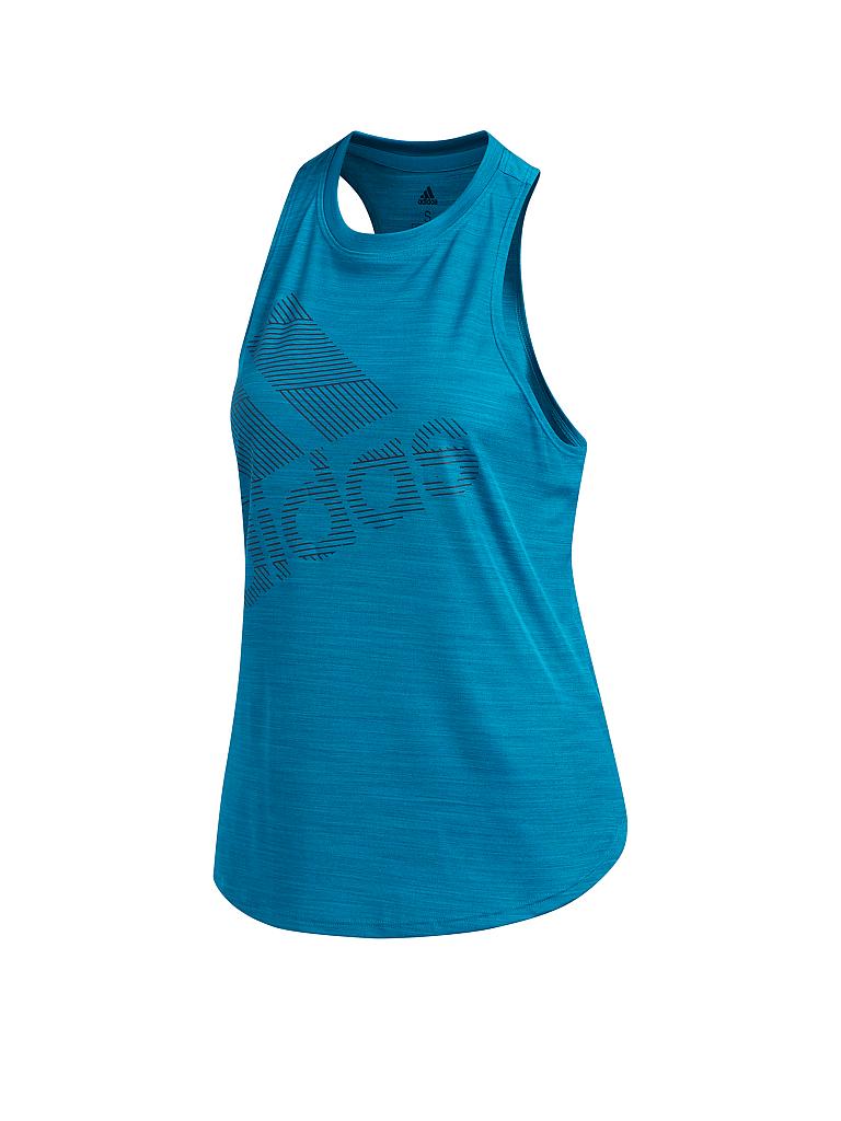 ADIDAS | Damen Fitness-Tanktop Badge of Sport | blau
