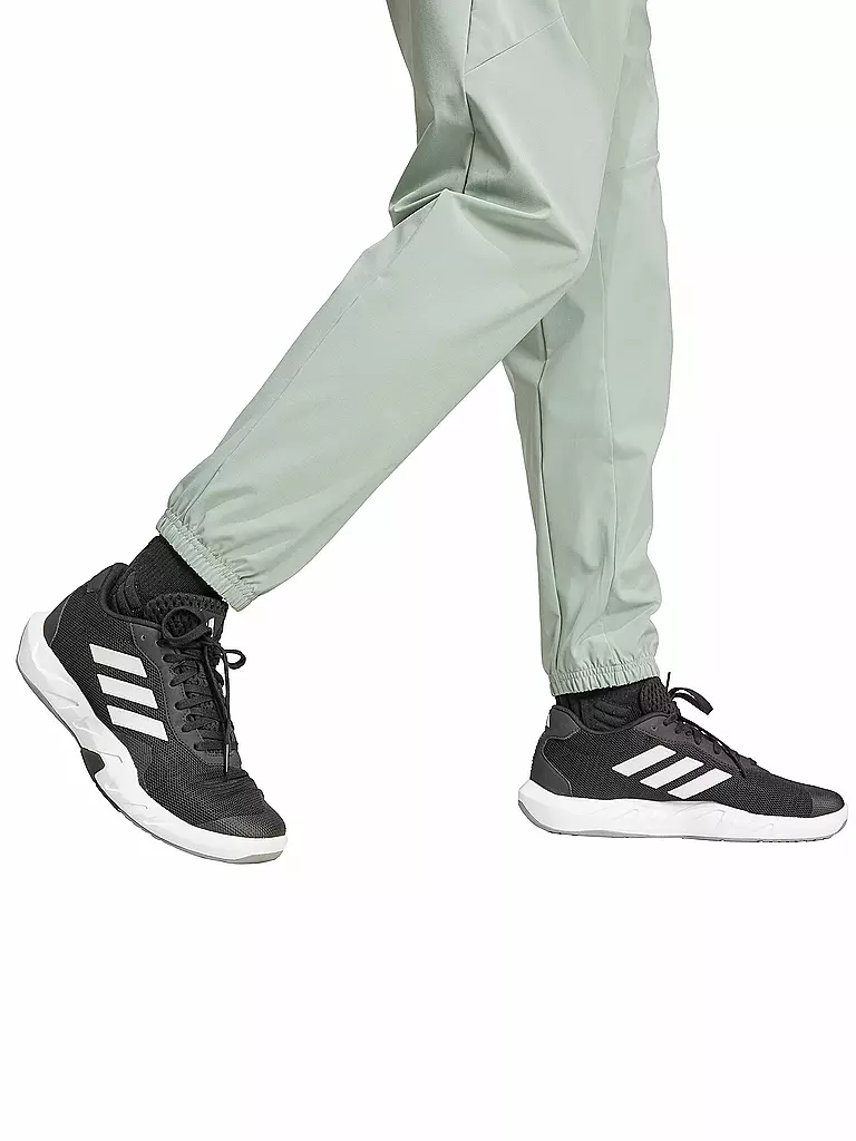 ADIDAS | Damen Fitnesshose D4T Woven | hellgrün