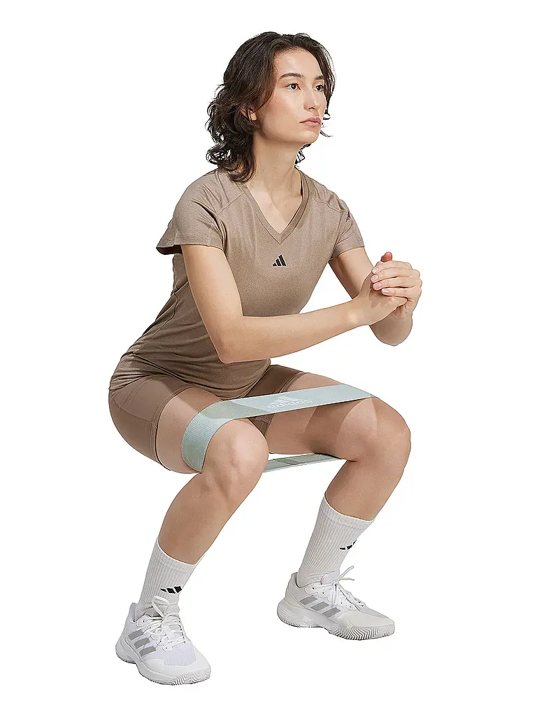 ADIDAS | Damen Fitnessshirt 	AEROREADY Train Essentials  | braun