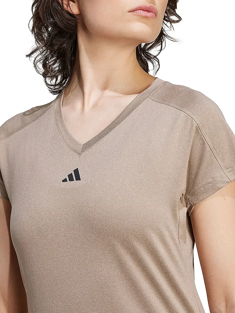 ADIDAS | Damen Fitnessshirt 	AEROREADY Train Essentials  | braun