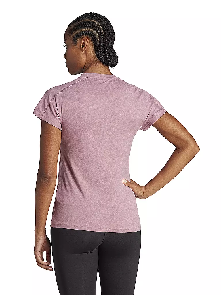 ADIDAS | Damen Fitnessshirt AEROREADY Train Essentials Minimal Branding V-Neck | weiss