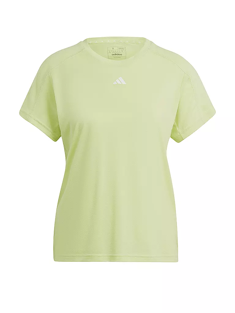 ADIDAS | Damen Fitnessshirt AEROREADY Train Essentials Minimal Branding | hellgrün