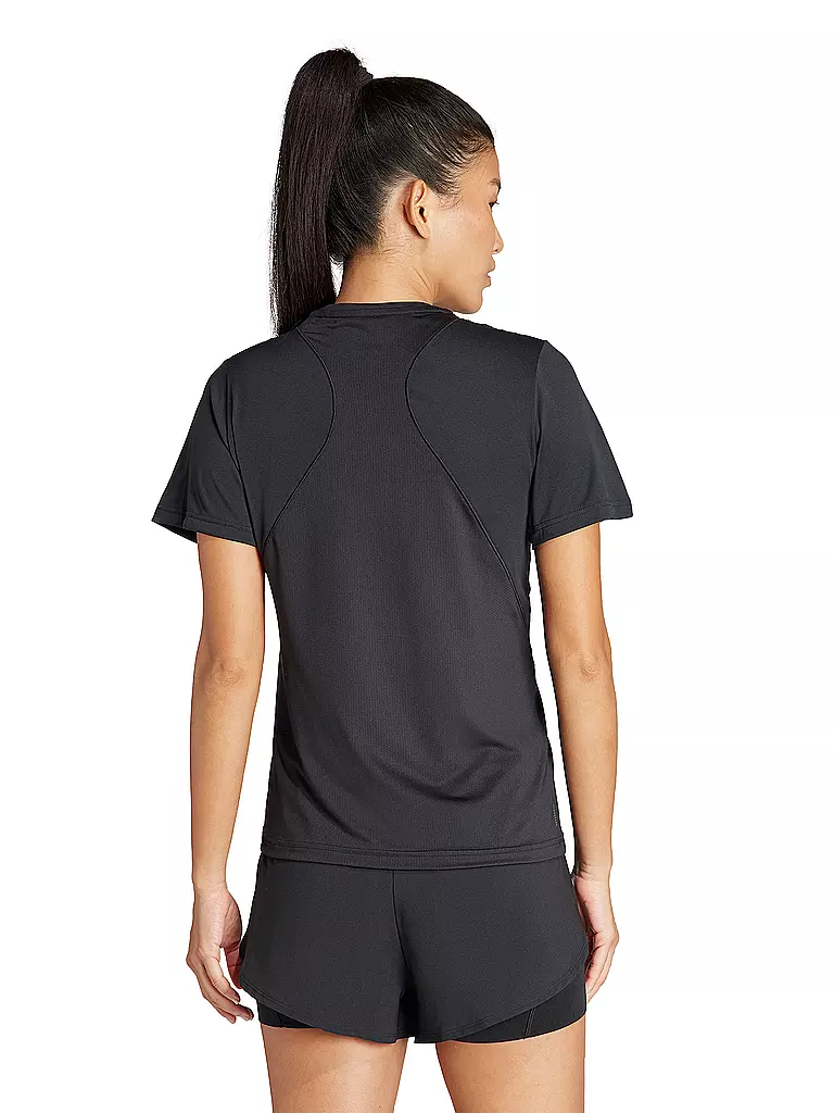 ADIDAS | Damen Fitnessshirt D4T | schwarz