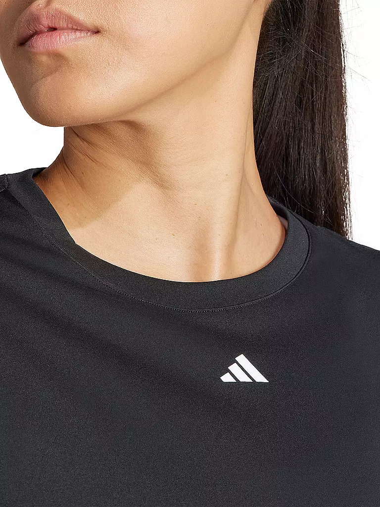 ADIDAS | Damen Fitnessshirt D4T | schwarz