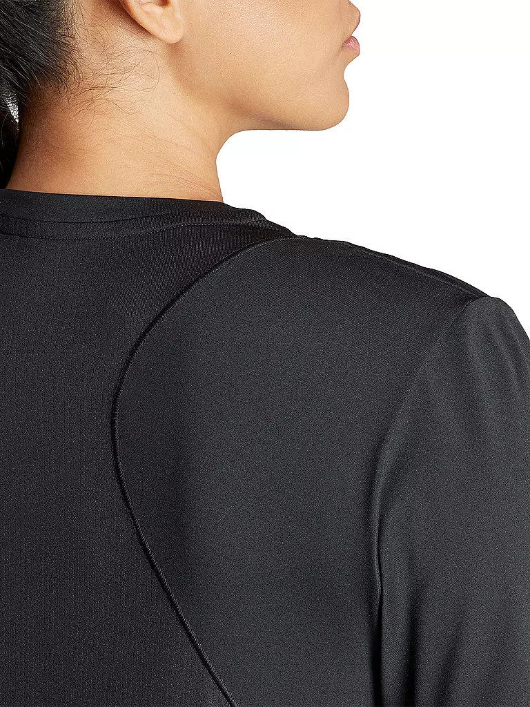 ADIDAS | Damen Fitnessshirt D4T | schwarz