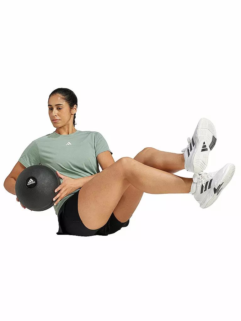 ADIDAS | Damen Fitnessshirt TR-ES Crew | hellgrün