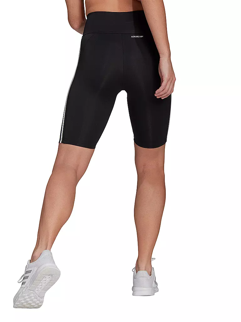 ADIDAS | Damen Fitnessshort Designed To Move High-Rise | schwarz