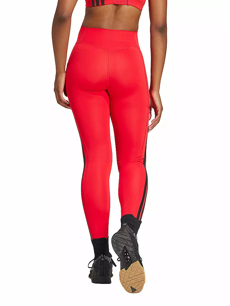 ADIDAS | Damen Fitnesstight Opt 3S | rot