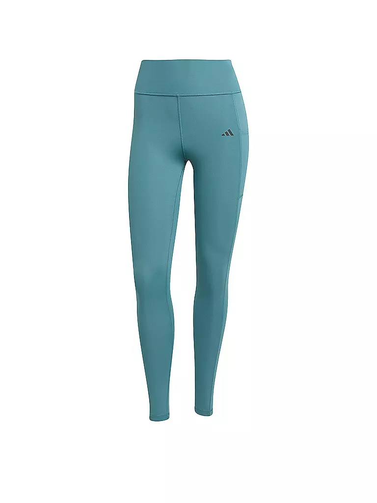 ADIDAS | Damen Fitnesstight Optime Stash 7/8 | petrol