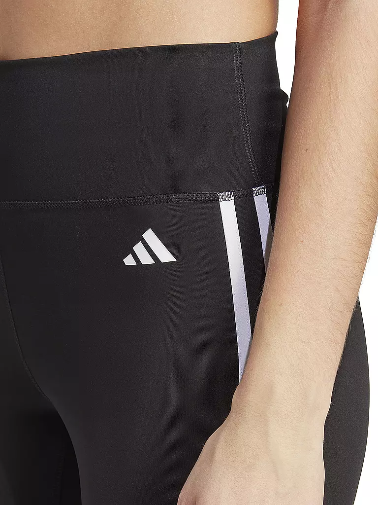 ADIDAS | Damen Fitnesstight Train Essentials 3-Streifen High-Waisted 3/4 | schwarz