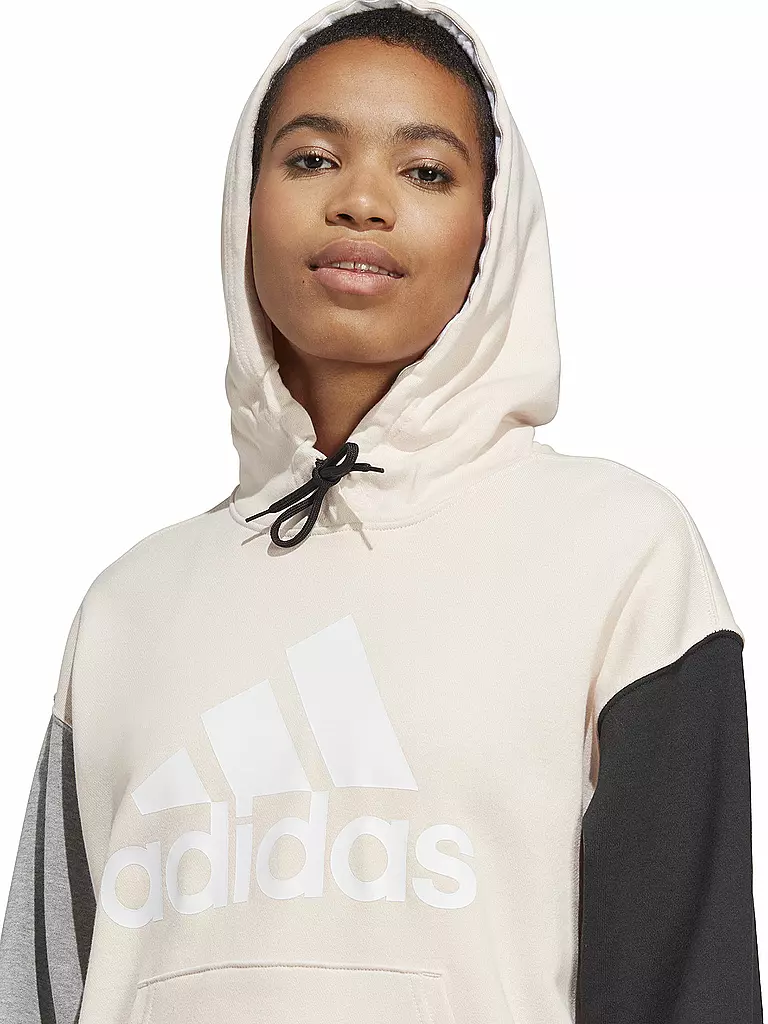 ADIDAS | Damen Hoodie Essentials Big Logo Oversized French Terry | beige