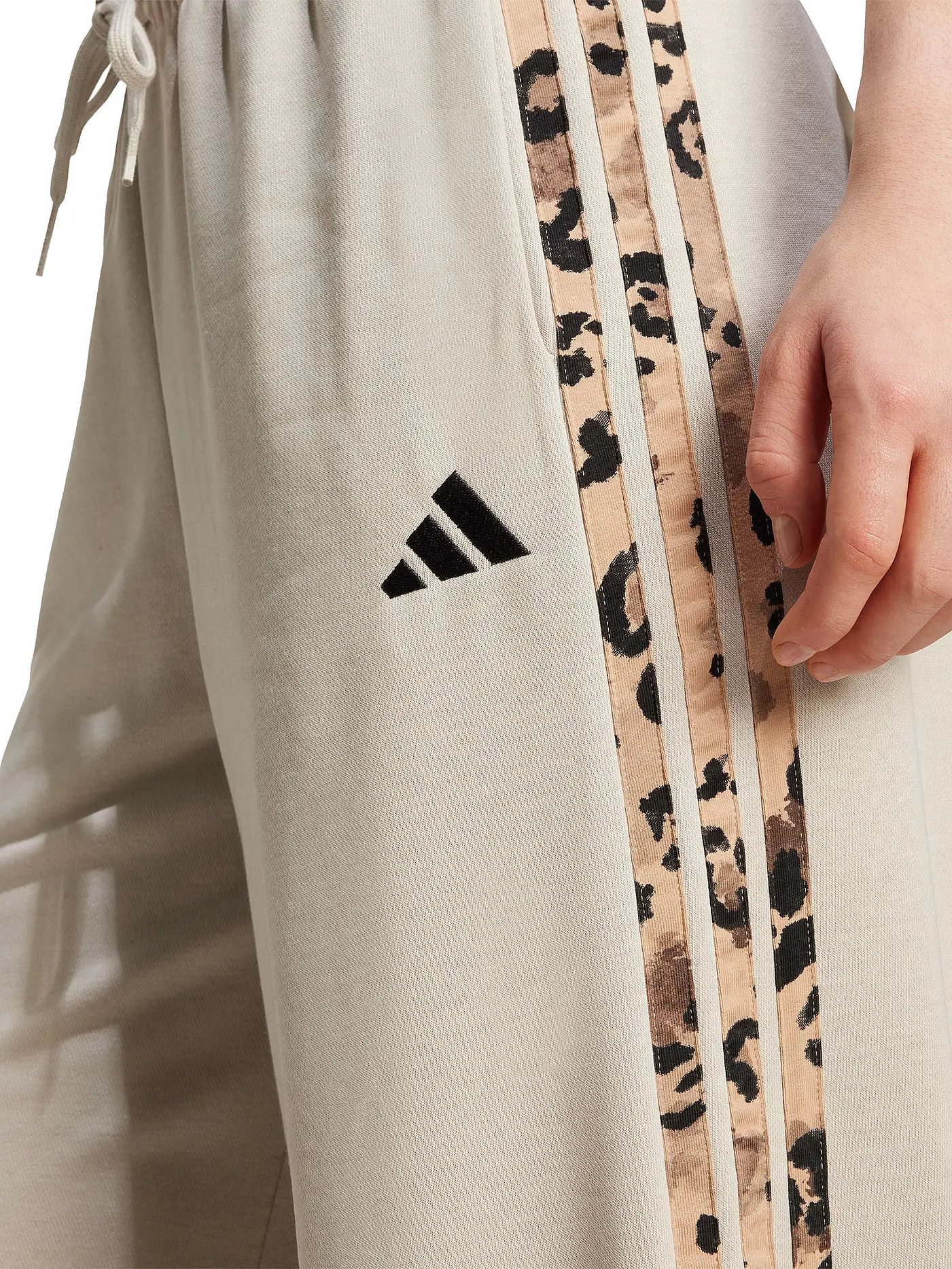 ADIDAS | Damen Jogginghose weites Bein | beige