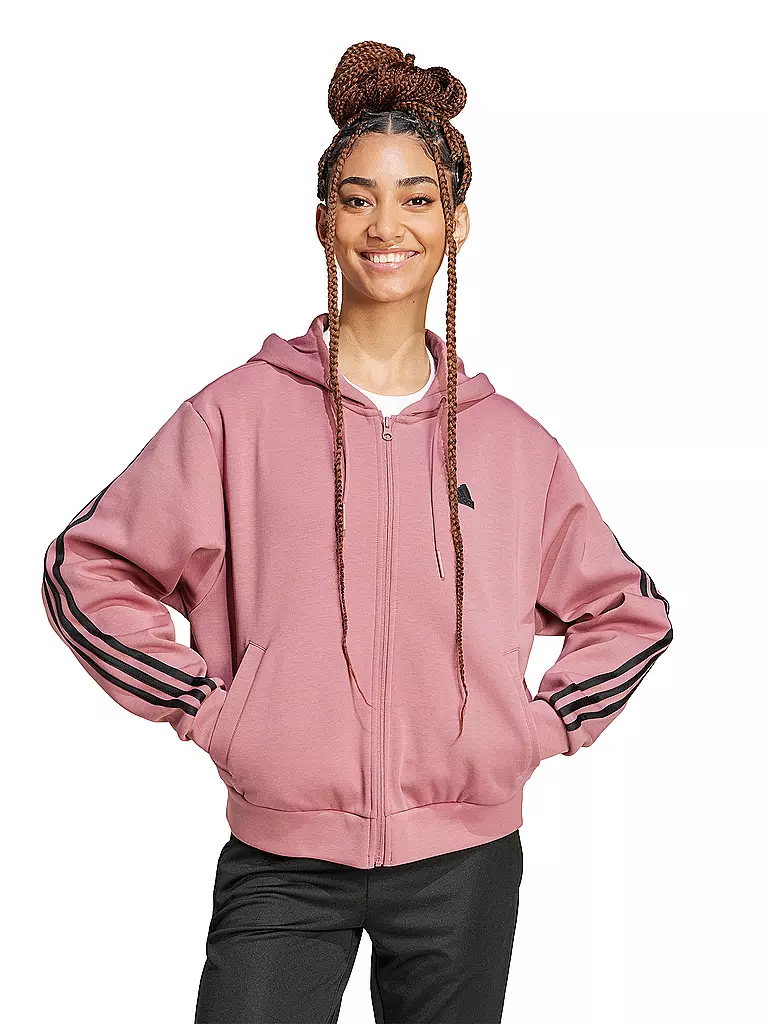 ADIDAS | Damen Kapuzenjacke 3S | dunkelrot