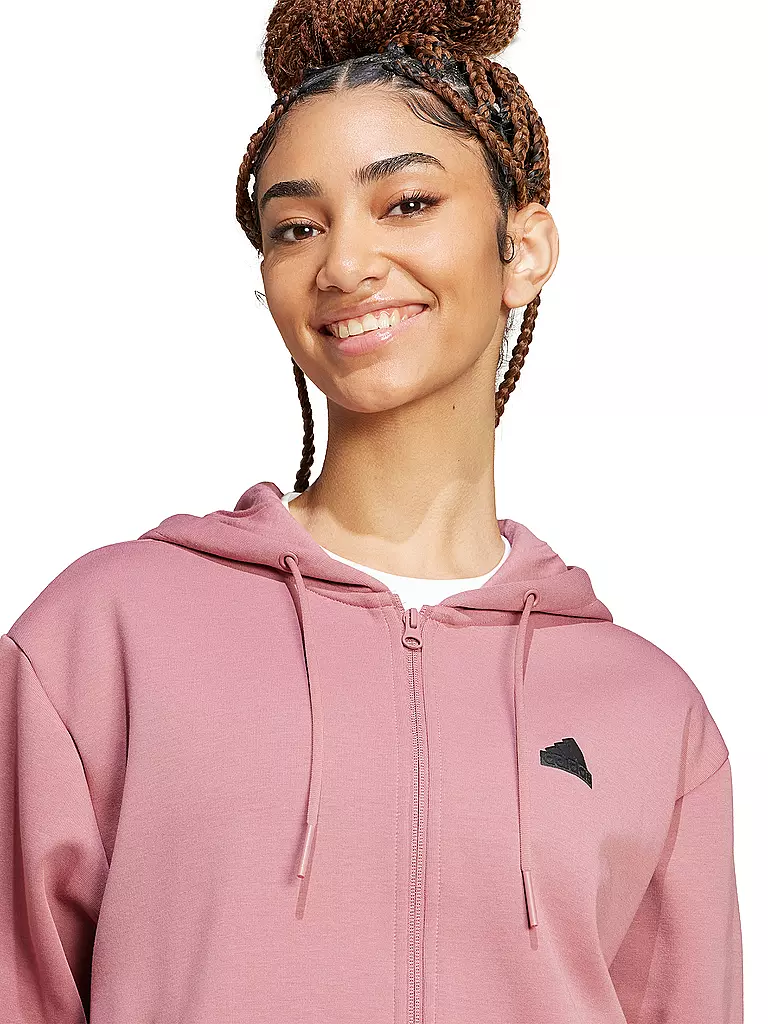 ADIDAS | Damen Kapuzenjacke 3S | dunkelrot