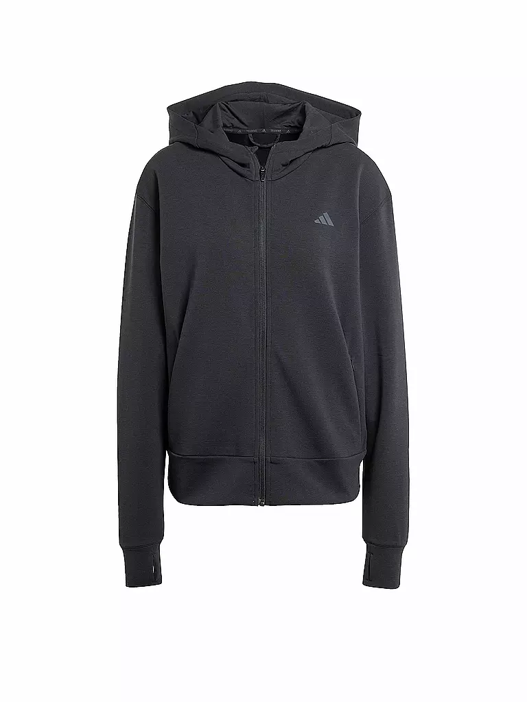 ADIDAS | Damen Kapuzenjacke D4T | schwarz