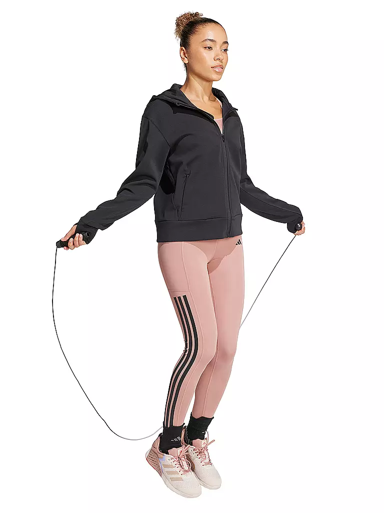 ADIDAS | Damen Kapuzenjacke D4T | schwarz