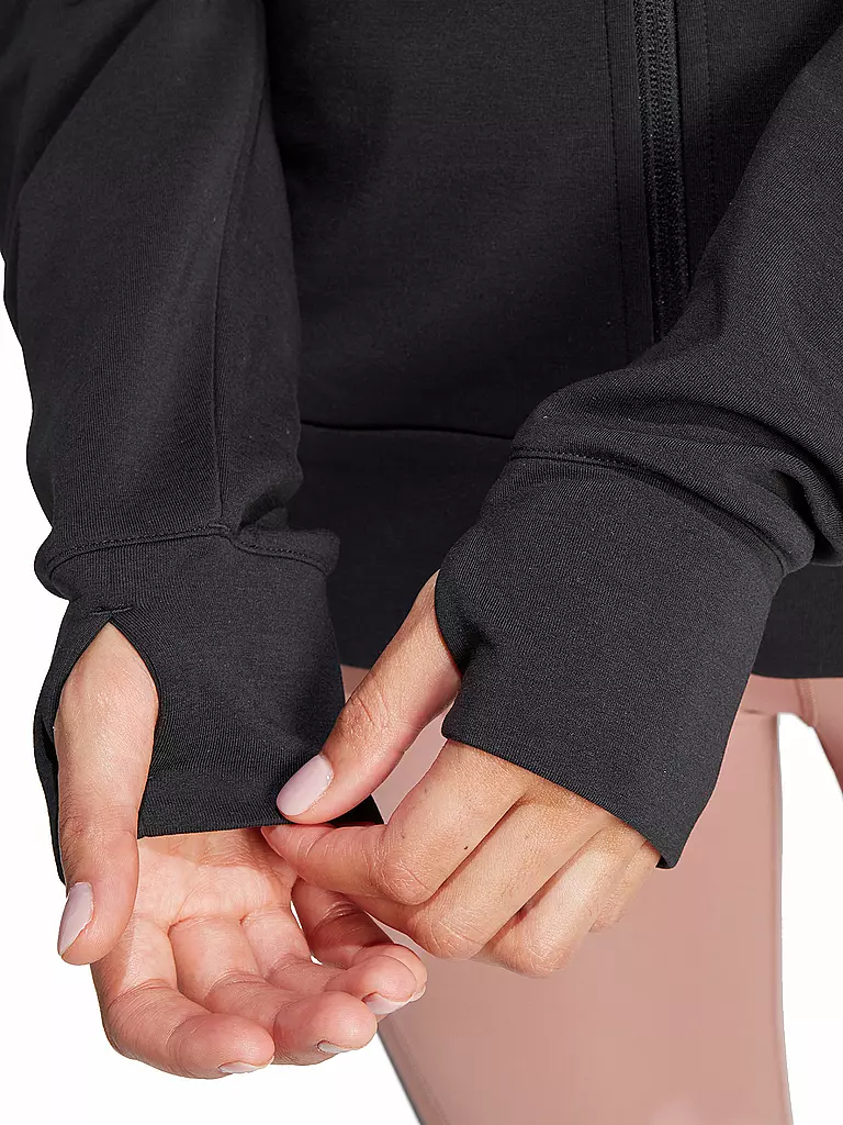 ADIDAS | Damen Kapuzenjacke D4T | schwarz