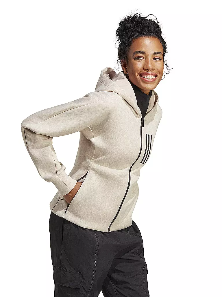 ADIDAS | Damen Kapuzenjacke Mission Victory Slim Fit | beige