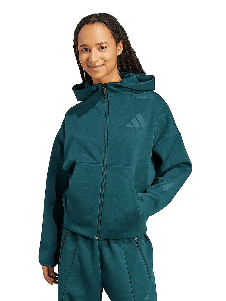 ADIDAS | Damen Kapuzenjacke Z.N.E | petrol