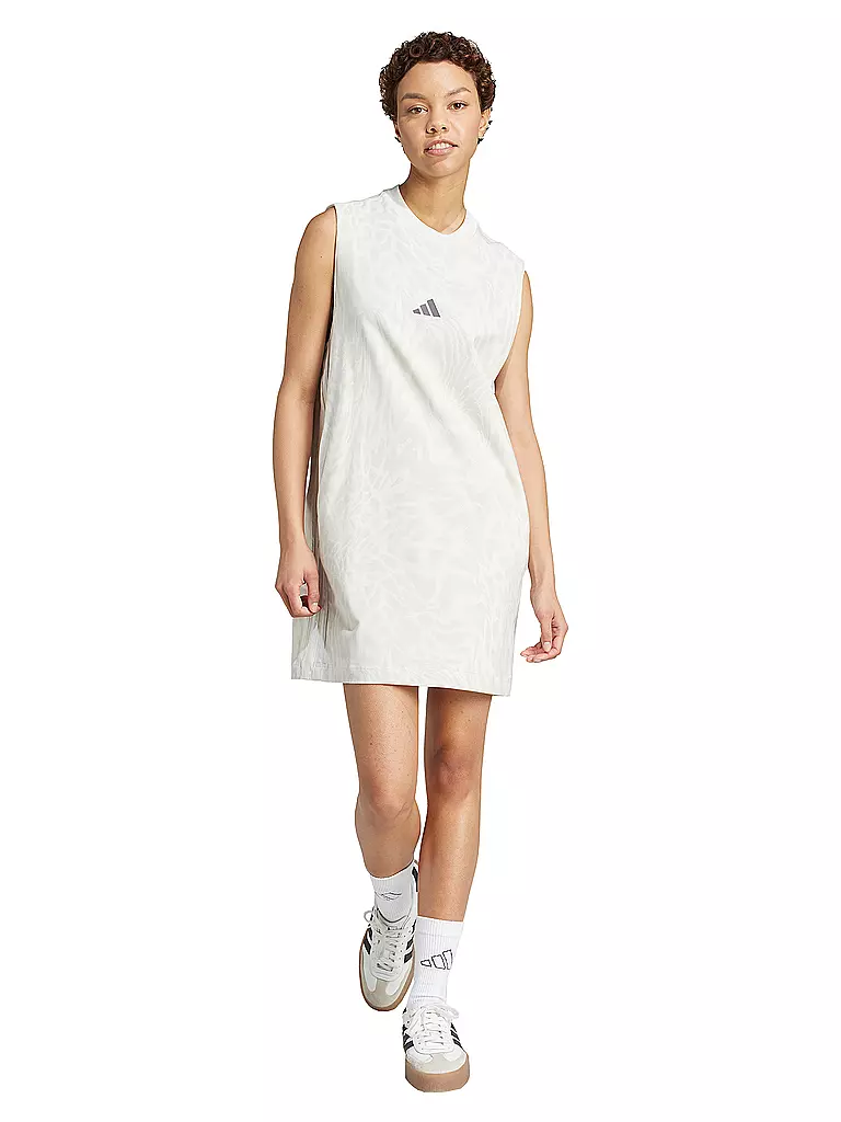 ADIDAS | Damen Kleid Essentials 3 Streifen Print | beige
