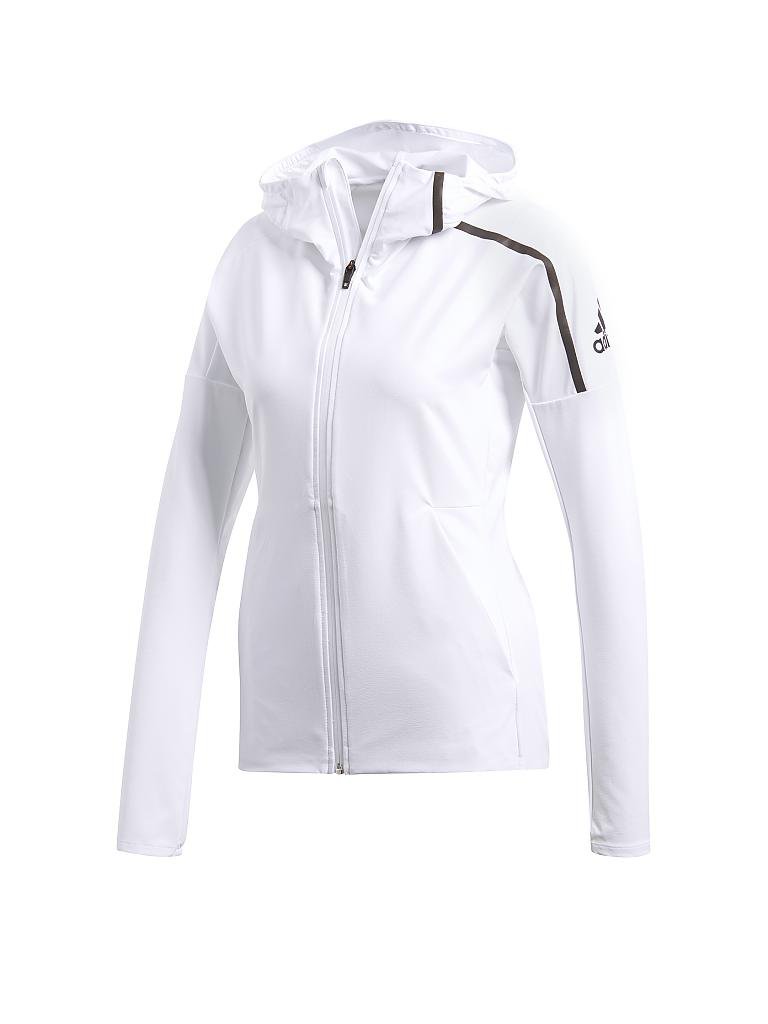 weiße adidas jacke damen