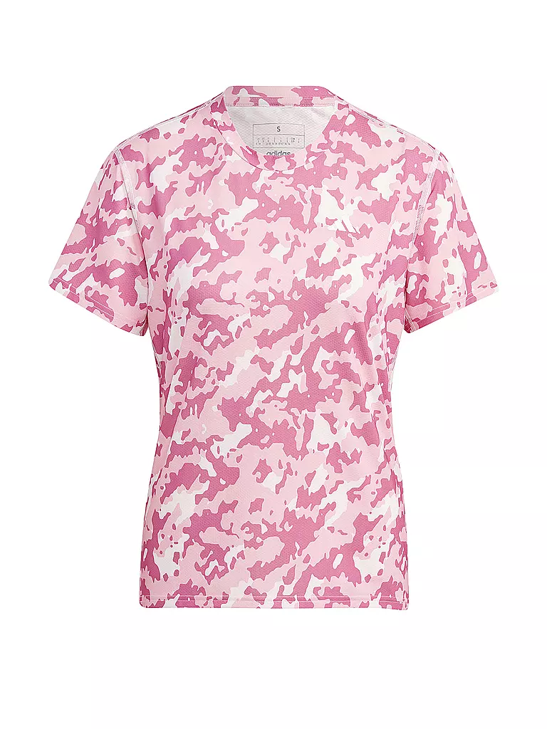 ADIDAS | Damen Laufshirt Own the Run Camo | pink