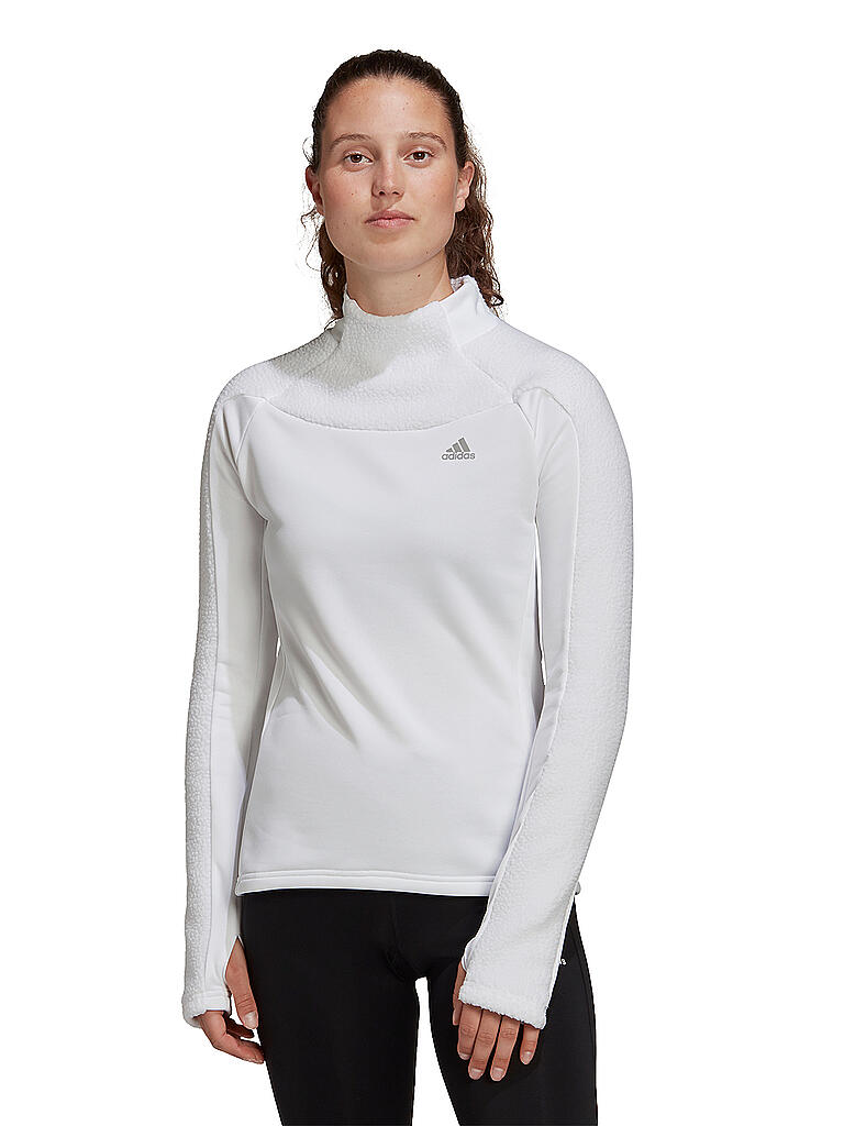 ADIDAS | Damen Laufshirt Own the Run Warm | weiß