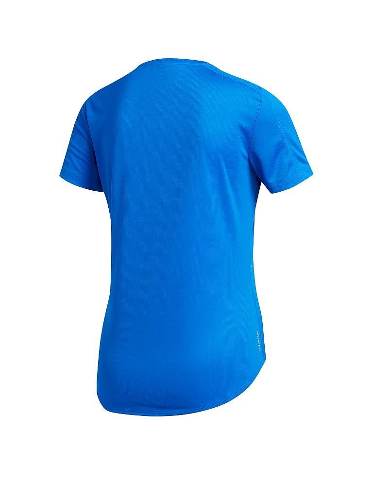 ADIDAS | Damen Laufshirt Run It 3-Streifen | blau