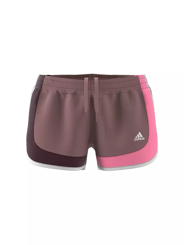 ADIDAS | Damen Laufshort Marathon 20 Colourblock | rosa