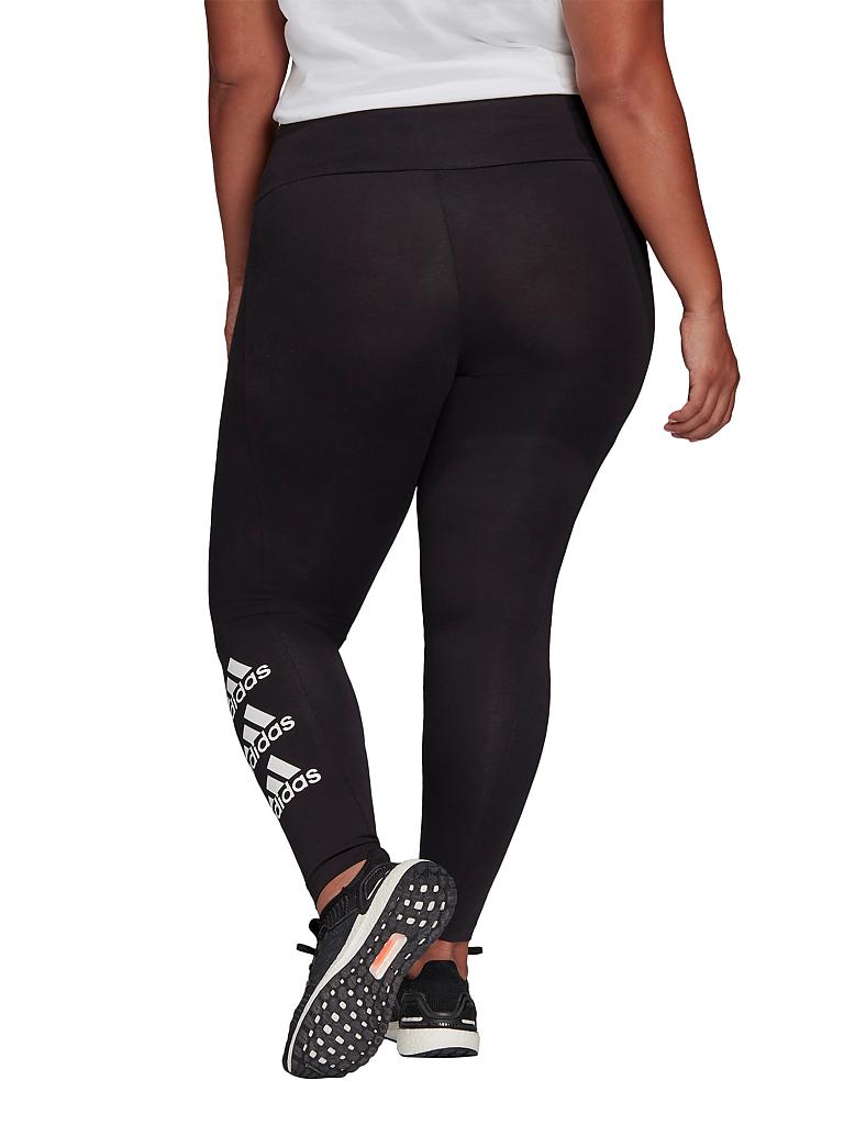 ADIDAS | Damen Legging Stacked Logo (Plus-Size) | schwarz