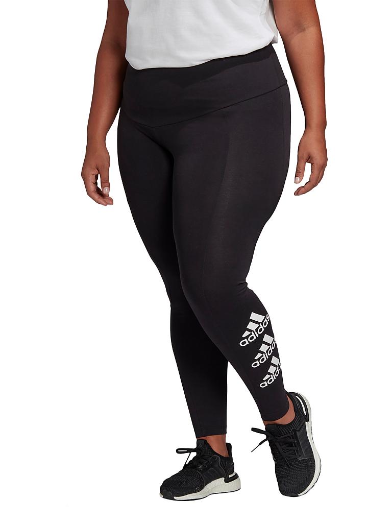 ADIDAS Damen Legging Stacked Logo (PlusSize) schwarz