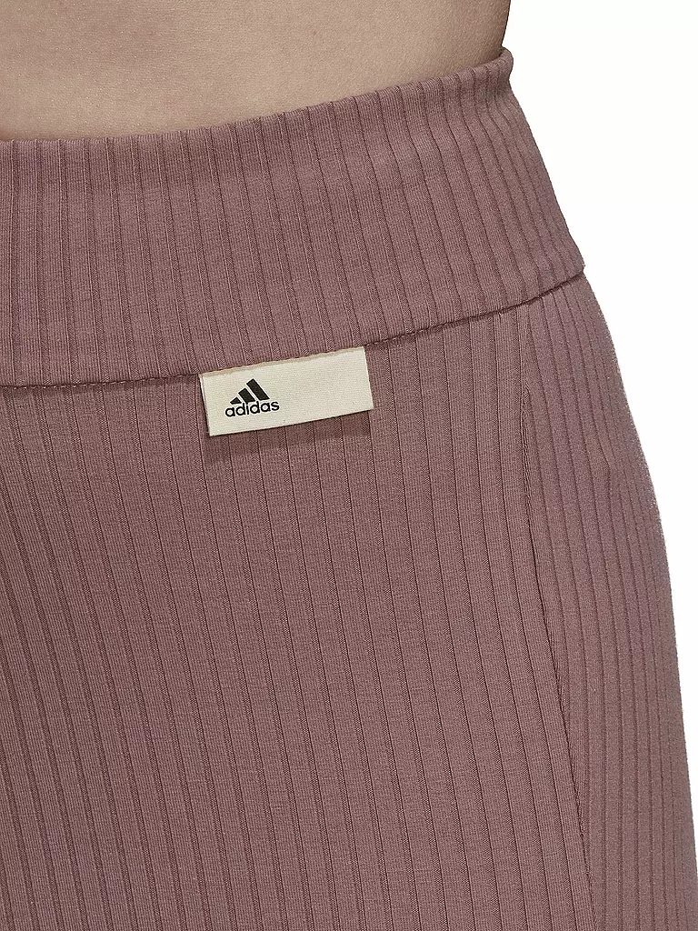 ADIDAS | Damen Radler Studio Lounge Ribbed  | lila