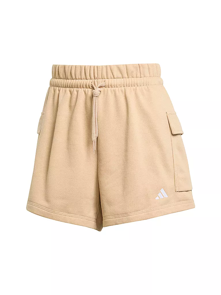 ADIDAS | Damen Short French Terry Cargo | camel