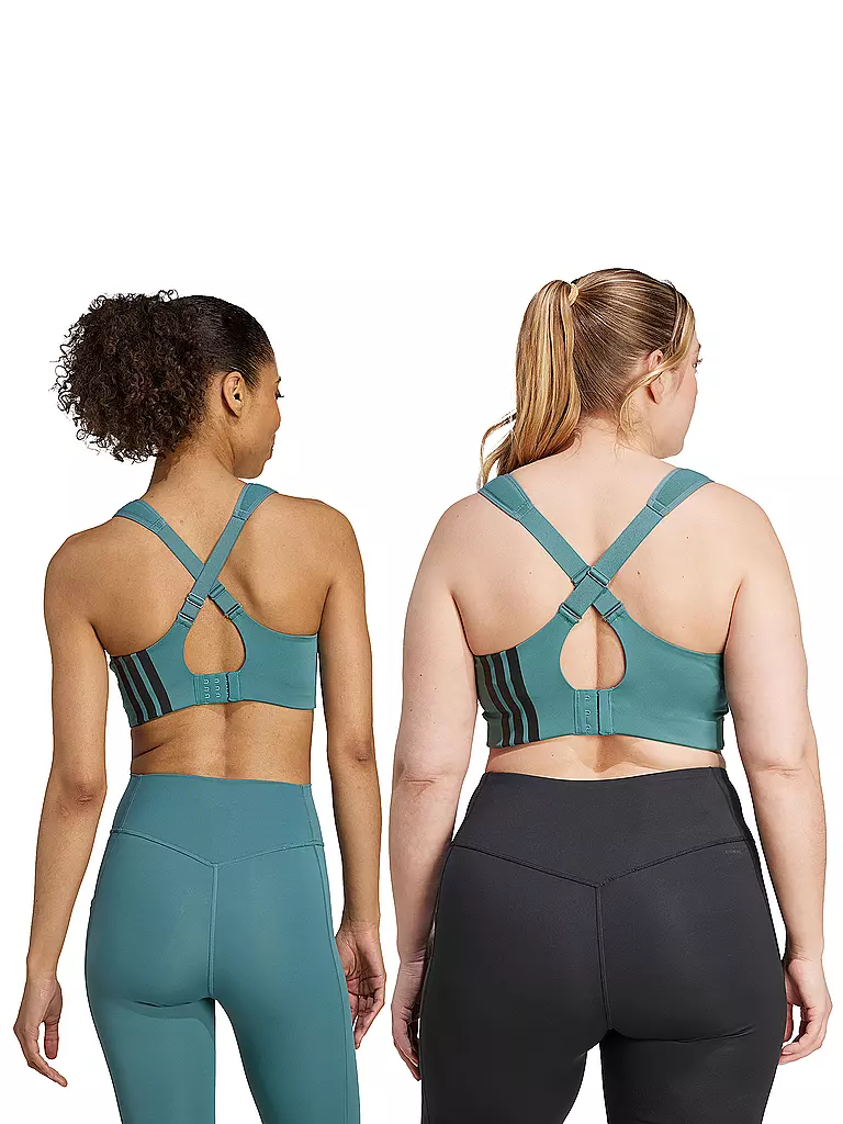 ADIDAS | Damen Sport-BH 	TLRD Impact Training High Support | petrol