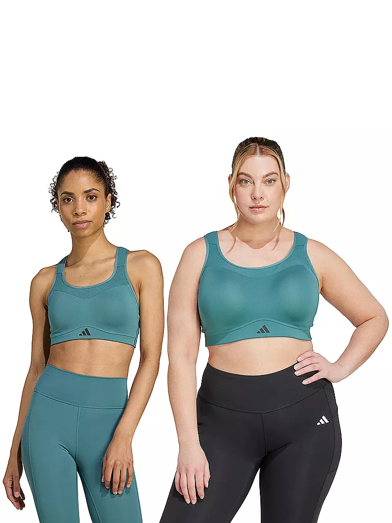 ADIDAS | Damen Sport-BH 	TLRD Impact Training High Support | petrol