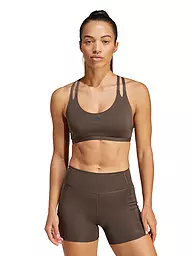 ADIDAS | Damen Sport-BH Aeroimpact Luxe  Low Support | braun
