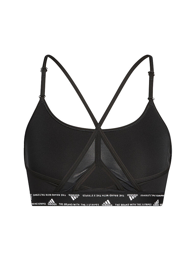 ADIDAS | Damen Sport-BH Aeroknit Light Support | schwarz
