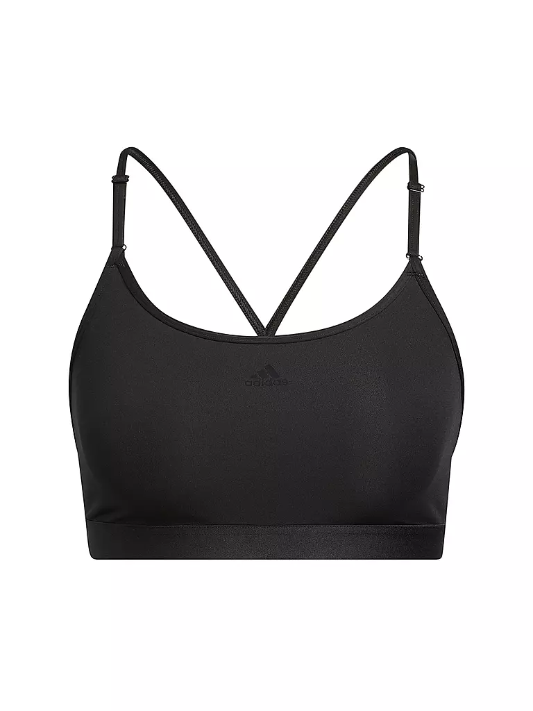 ADIDAS | Damen Sport-BH Aeroknit Low Support | schwarz