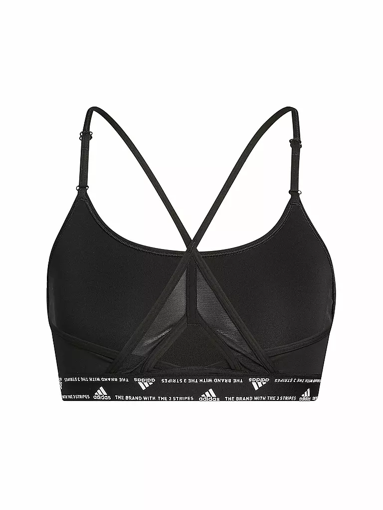 ADIDAS | Damen Sport-BH Aeroknit Low Support | schwarz