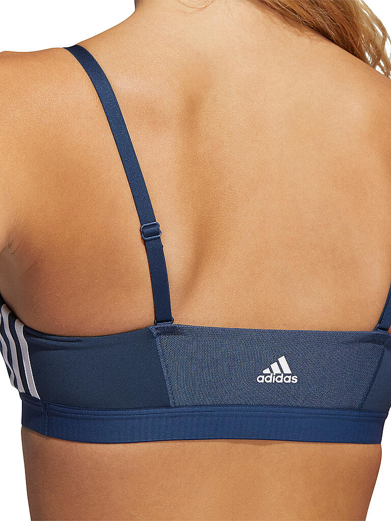 ADIDAS | Damen Sport-BH All me 3-Streifen Low Support | blau