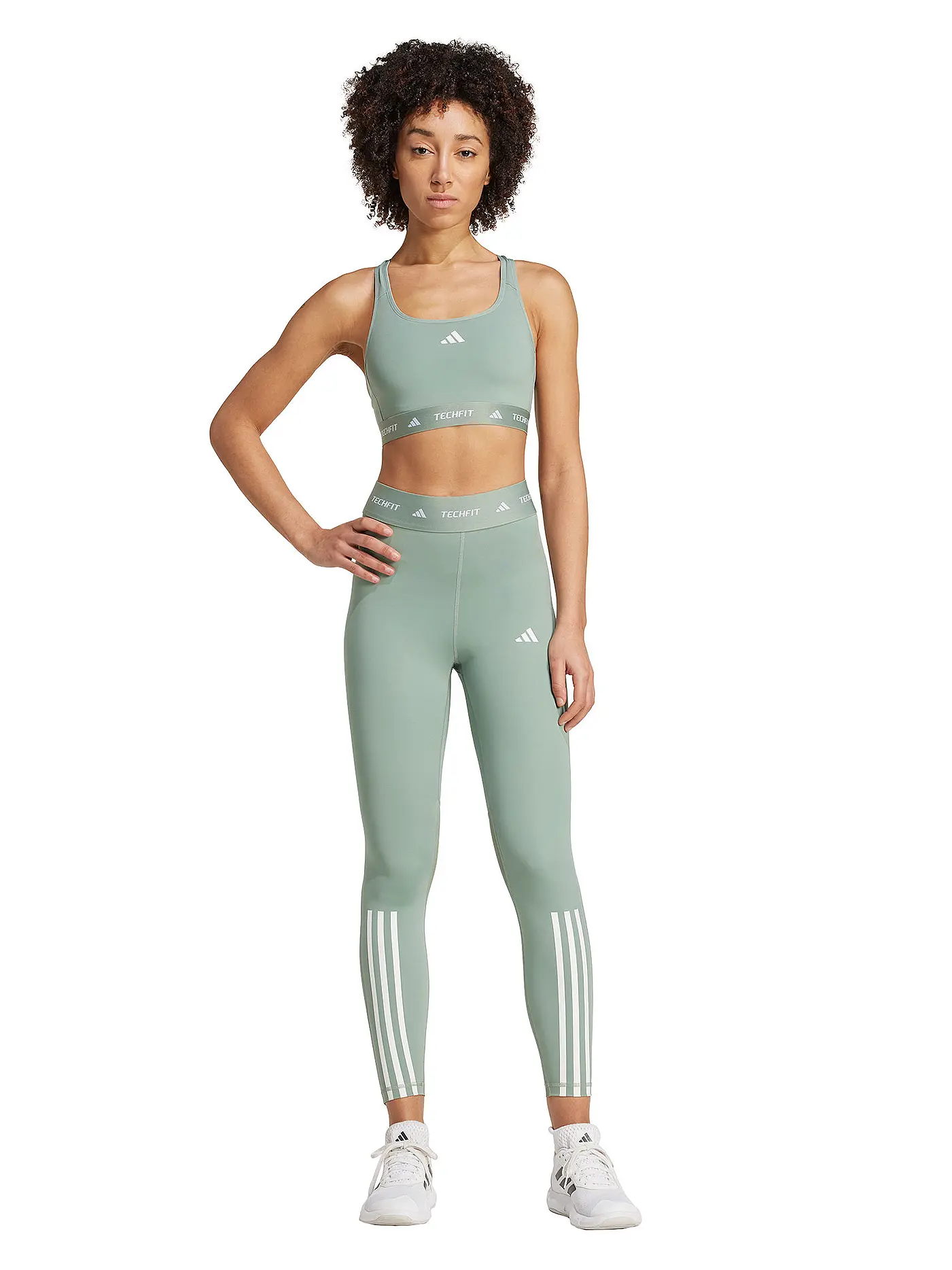 ADIDAS | Damen Sport-BH Medium Support | hellgrün