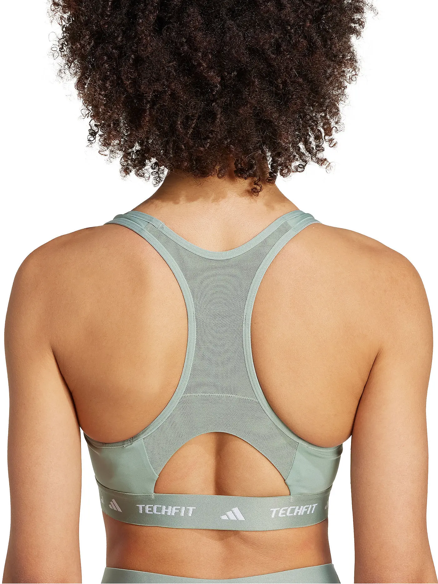 ADIDAS | Damen Sport-BH Medium Support | hellgrün