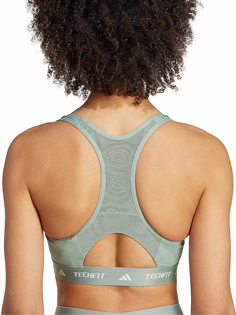 ADIDAS | Damen Sport-BH Medium Support | hellgrün