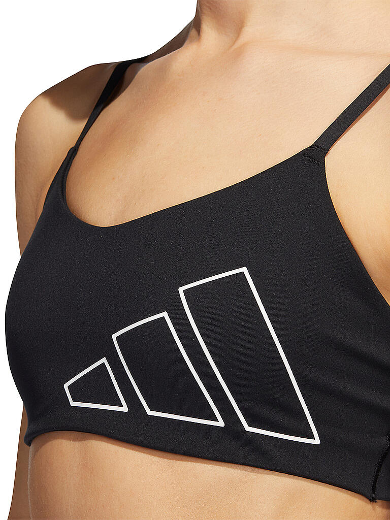ADIDAS | Damen Sport-BH Trn 3B Logo Low Support | schwarz