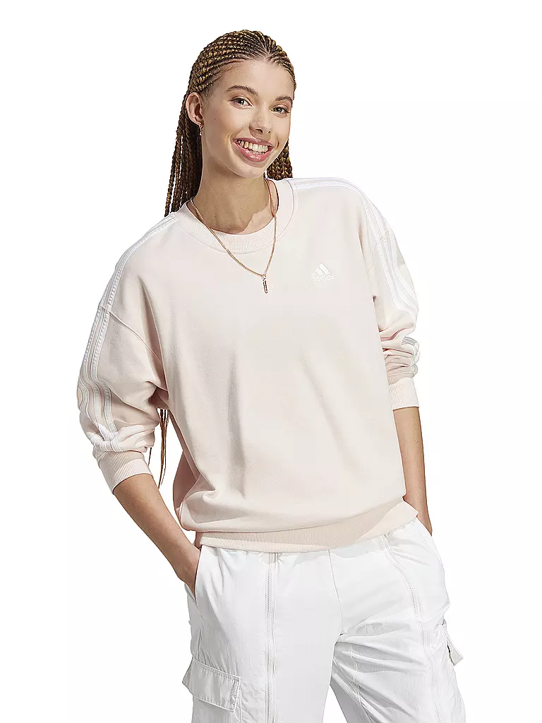 ADIDAS | Damen Sweater Essentials 3-Stripes | beige