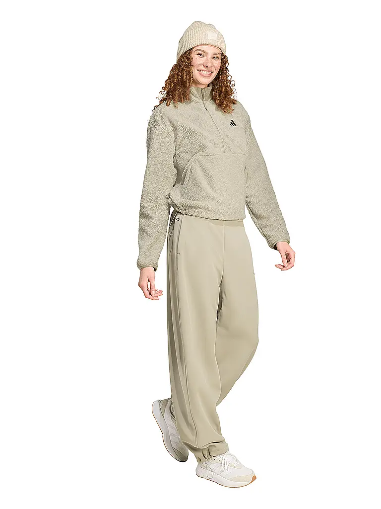ADIDAS | Damen Sweater Fleece | olive