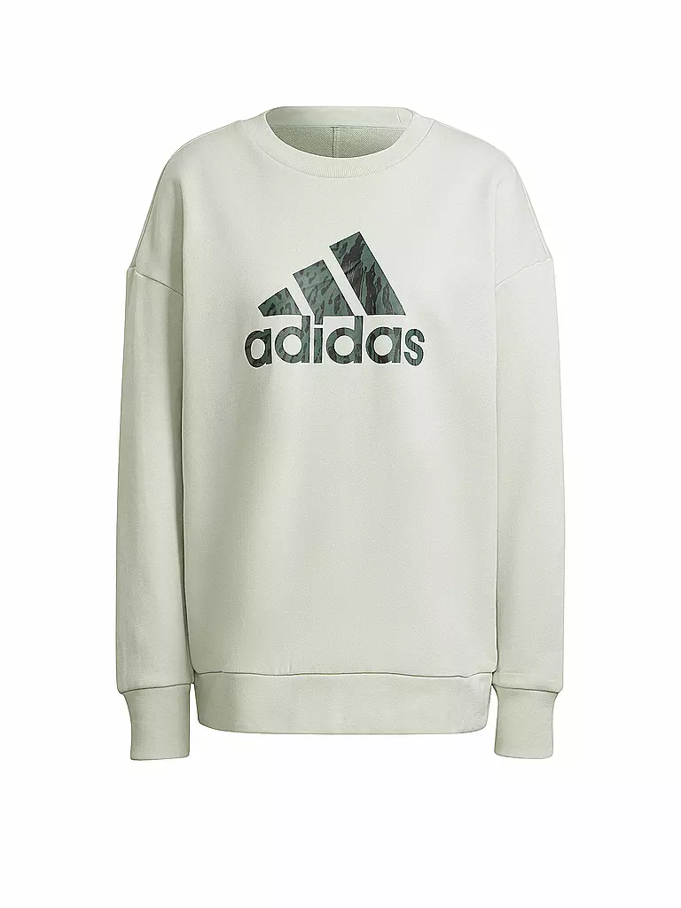 ADIDAS | Damen Sweater Future Icons Animal Print | mint