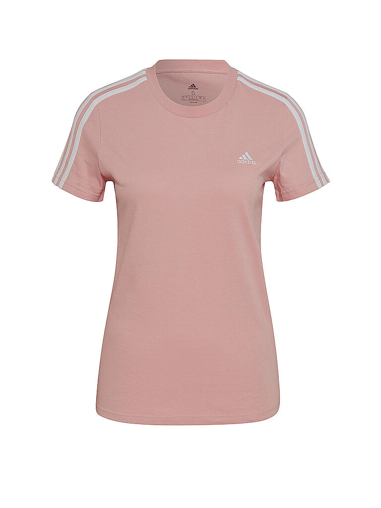 ADIDAS | Damen T-Shirt 3-Streifen | rosa