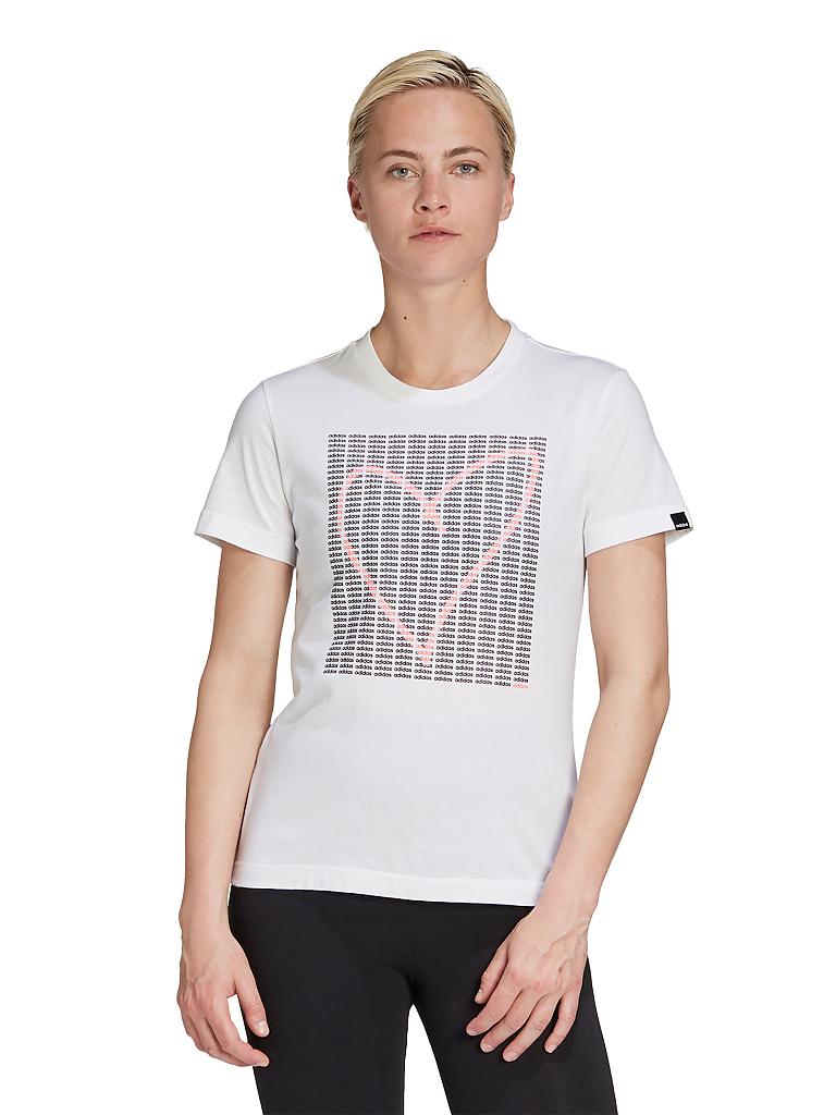 ADIDAS | Damen T-Shirt Adi Heart Graphic | weiß