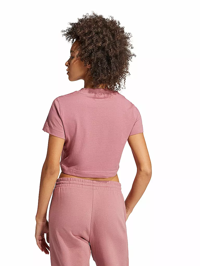ADIDAS | Damen T-Shirt ALL SZN 3-Streifen Cropped | rosa